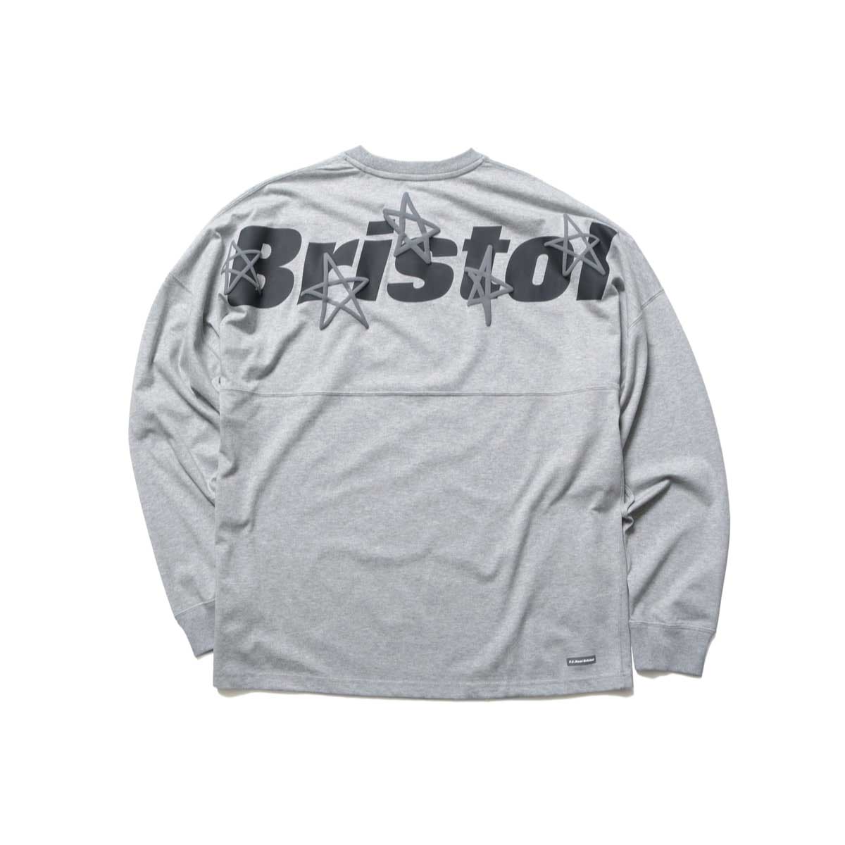 F.C.Real Bristol / STAR BIG LOGO L/S TEAM BAGGY TEE (Gray)